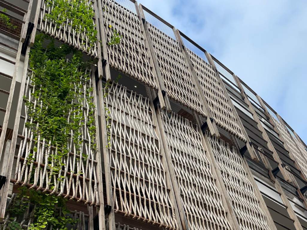 Bamboo Facade Details