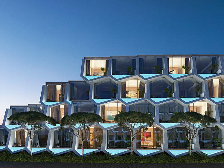 Hexagonal Terrace Design
